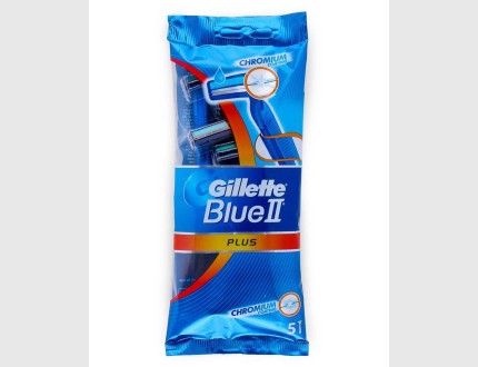 Gillette Blue 2 Plus Razor 5 Pack (OUTLET) 