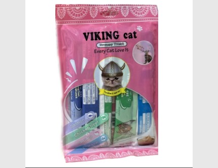Viking Cat Treat 4 Flavors15g*8pcs