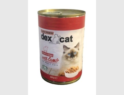  400 g  Dix Cat Cuts in Lamb Flavored Gravy