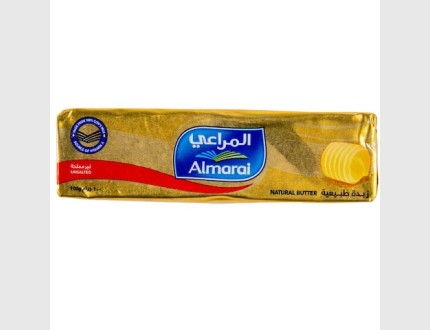 المراعي زبدة غير مملحة 100 غرام