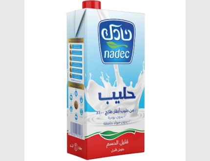 نادك حليب قليل الدسم 1 لتر