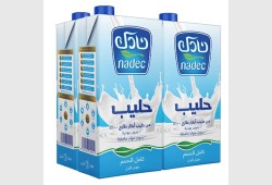نادك حليب كامل الدسم 1 لتر 4 حبات