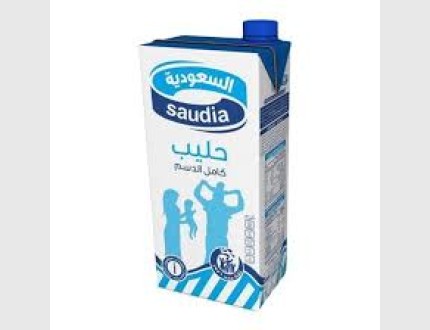 السعودية حليب كامل الدسم 2 لتر 