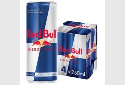 رد بول مشروب طاقة, 250 مل (4 عبوات)