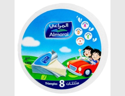 المراعي جبنة مثلثات 8 حبات 128 غرام