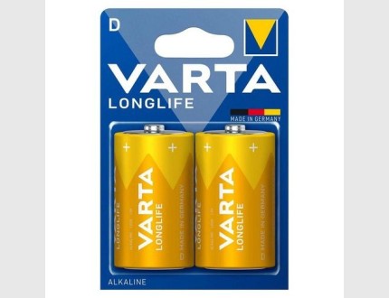 VARTA LONGLIFE Alkaline batteries LL 2 D-LR 20 / D – 2 pcs