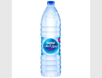 نستله مياه بيور لايف 1.5 لتر