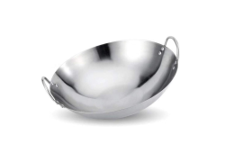 Stainless Steel Wok سم صاجية ستانلس ستيل 45 سم