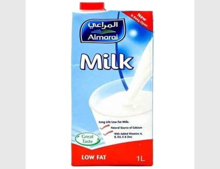 المراعي حليب قليل الدسم 1 لتر
