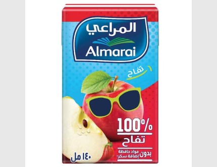 المراعي عصير بنكهة التفاح 140 مل
