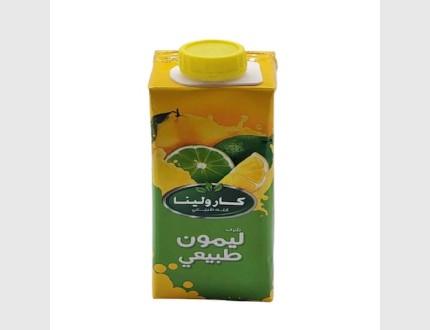 كارولينا عصير ليمون طبيعي 250 مل