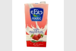 نادك حليب بنكهة الفراولة 1 لتر