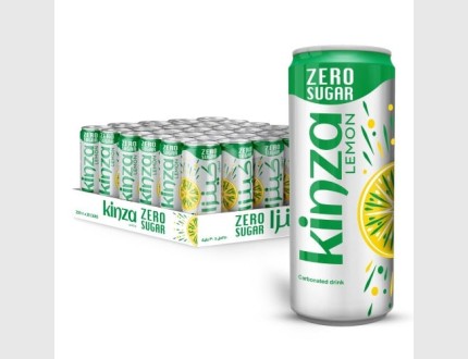 كينزا ليمون زيرو - كرتون 250 مل * 30 Kinza Lemon Zero CSD - 250ml x 30 Pcs