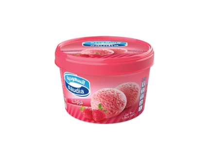 Saudia Ice Cream Strawberry 500 ml