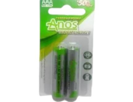 AAA Anos Zinc Battery 2pcs