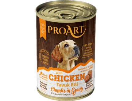 ProArt Dog Food – Chicken – Gravy – Can – 400g
