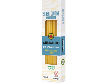 Lo Spaghetto – Pasta di mais, riso integrale e quinoa senza glutine Pasta Armando 400g