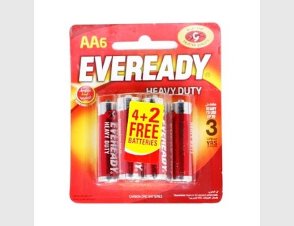 Everyday AA Batteries 6 Pack