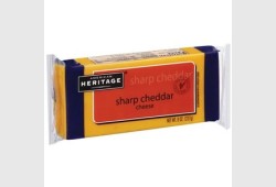 American Heritage sharp cheddar cheese 227gm