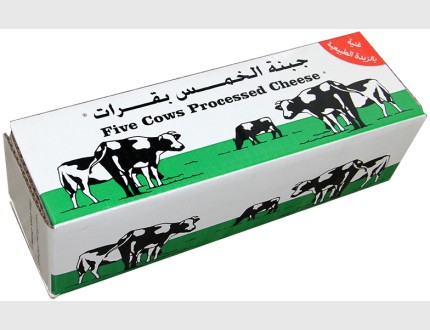  خمس بقرات جبنة شيدر 907 جم 