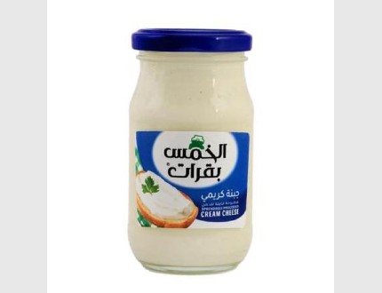 خمس بقرات جبنة دهن 200 غ