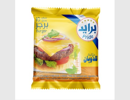 جبنة برايد شرائح برغر 200غم