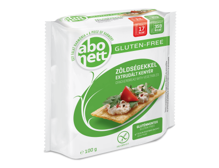 Crackerbread with vegetables