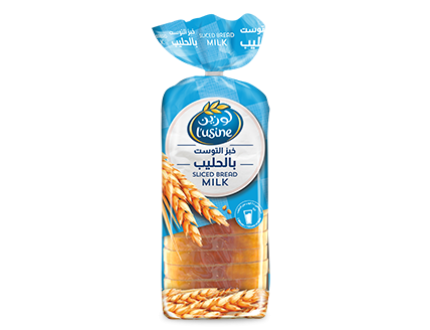 لوزين- خبز توست بالحليب