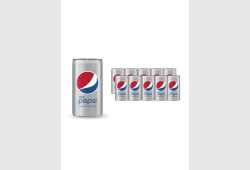 Diet Pepsi علب 150 مل - 10 عبوة/صندوق